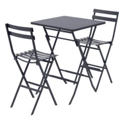 Table Haute Pliante De Jardin Greensboro Graphite 7 Table Haute Pliante De Jardin Greensboro Graphite -Maison du jardin Magasin 00W085154C