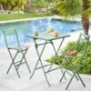 Table Haute Pliante De Jardin Greensboro Vert Olive
