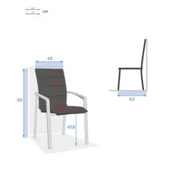 Fauteuil De Jardin Empilable Diese Perle & Blanc 9 Fauteuil De Jardin Empilable Diese Perle & Blanc -Maison du jardin Magasin 00W085158E