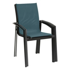 Fauteuil De Jardin Empilable Axant Bleu Canard & Graphite 5 Fauteuil De Jardin Empilable Axant Bleu Canard & Graphite -Maison du jardin Magasin 00W085167C