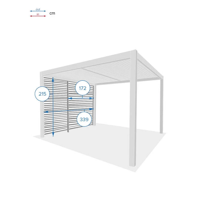 Persienne Pour Pergola Bioclimatique Majaé 2 Persienne Pour Pergola Bioclimatique Majaé – Image 2