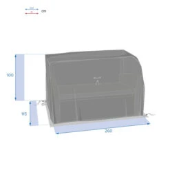 Housse De Protection Hambo Pour Canapé L 5 Housse De Protection Hambo Pour Canapé L -Maison du jardin Magasin 00W085201C