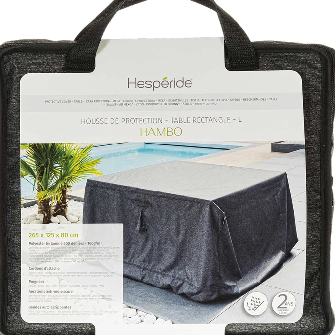 Housse De Protection Hambo Pour Table Rectangulaire L 1 Housse De Protection Hambo Pour Table Rectangulaire L