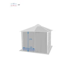 Rideaux Pour Tonnelle Omelya Ardoise 5 Rideaux Pour Tonnelle Omelya Ardoise -Maison du jardin Magasin 00W085233C