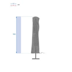 Housse De Protection Hambo Pour Parasol Droit 5 Housse De Protection Hambo Pour Parasol Droit -Maison du jardin Magasin 00W085235C