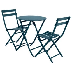 Table De Jardin Pliante Ronde Greensboro Pétrole 7 Table De Jardin Pliante Ronde Greensboro Pétrole -Maison du jardin Magasin 00W085245C