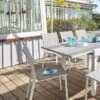 Chaise De Jardin Empilable Essentia Galet & Blanc