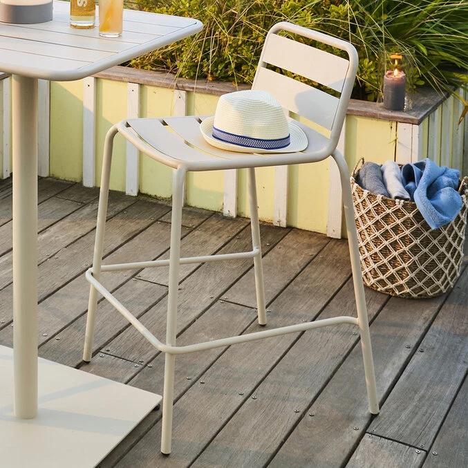 Chaise De Bar Empilable Phuket Argile 1 Chaise De Bar Empilable Phuket Argile