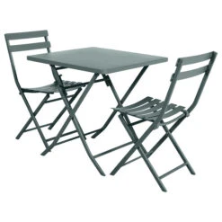 Table De Jardin Pliante Carrée Greensboro Vert Jade 7 Table De Jardin Pliante Carrée Greensboro Vert Jade -Maison du jardin Magasin 00W085257C