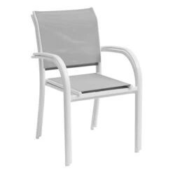 Fauteuil De Jardin Empilable Piazza Galet & Blanc 6 Fauteuil De Jardin Empilable Piazza Galet & Blanc -Maison du jardin Magasin 00W085259C