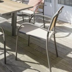 Fauteuil De Jardin Empilable Piazza Lin & Tonka