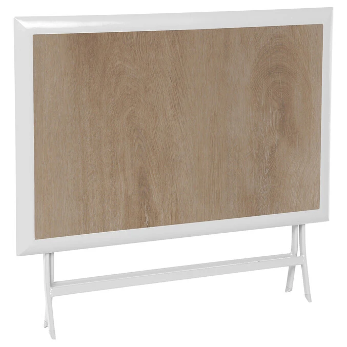 Table De Jardin Pliante Rectangulaire Azua Houblon & Blanc 4 Table De Jardin Pliante Rectangulaire Azua Houblon & Blanc – Image 4