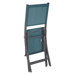 Lot De 4 Chaises De Jardin Pliantes Essentia Bleu Canard & Graphite 7 Lot De 4 Chaises De Jardin Pliantes Essentia Bleu Canard & Graphite -Maison du jardin Magasin 00W085265D