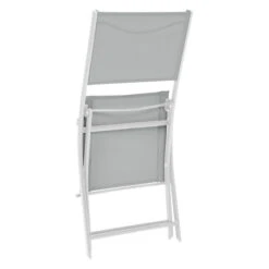 Lot De 4 Chaises De Jardin Pliantes Modula Galet & Blanc 6 Lot De 4 Chaises De Jardin Pliantes Modula Galet & Blanc -Maison du jardin Magasin 00W085273C