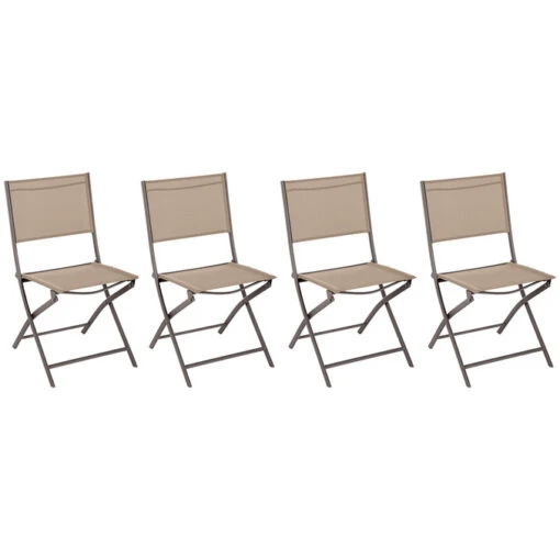 Lot De 4 Chaises De Jardin Pliantes Modula Lin & Tonka