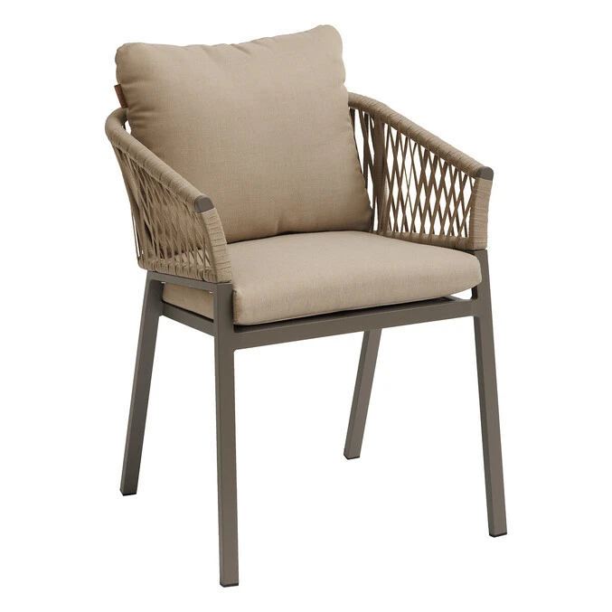 Lot De 2 Fauteuils De Jardin Oriengo Miel & Praline 2 Lot De 2 Fauteuils De Jardin Oriengo Miel & Praline – Image 2