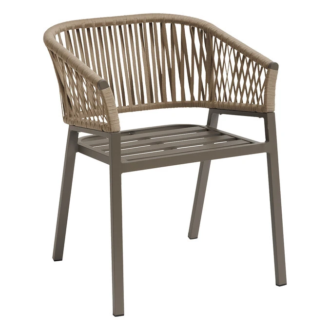 Lot De 2 Fauteuils De Jardin Oriengo Miel & Praline 3 Lot De 2 Fauteuils De Jardin Oriengo Miel & Praline – Image 3