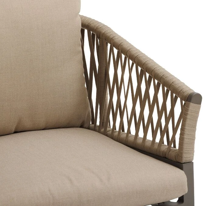 Lot De 2 Fauteuils De Jardin Oriengo Miel & Praline 4 Lot De 2 Fauteuils De Jardin Oriengo Miel & Praline – Image 4