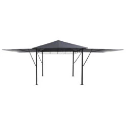 Tonnelle Omelya Ardoise 10 Tonnelle Omelya Ardoise -Maison du jardin Magasin 00W085296E