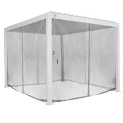 Kit De Rideaux, Moustiquaires Et Rails Pour Pergola Evora 7 Kit De Rideaux, Moustiquaires Et Rails Pour Pergola Evora -Maison du jardin Magasin 00W085305C