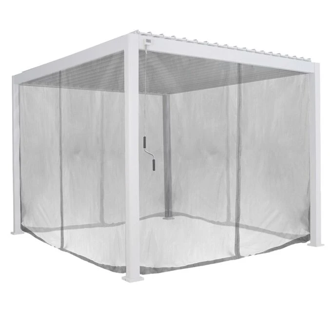Kit De Rideaux, Moustiquaires Et Rails Pour Pergola Evora 3 Kit De Rideaux, Moustiquaires Et Rails Pour Pergola Evora – Image 3