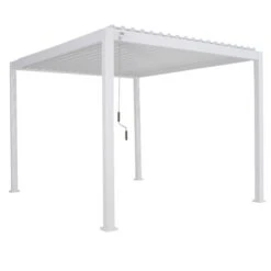 Pergola Evora Petit Modèle Blanc 8 Pergola Evora Petit Modèle Blanc -Maison du jardin Magasin 00W085310C