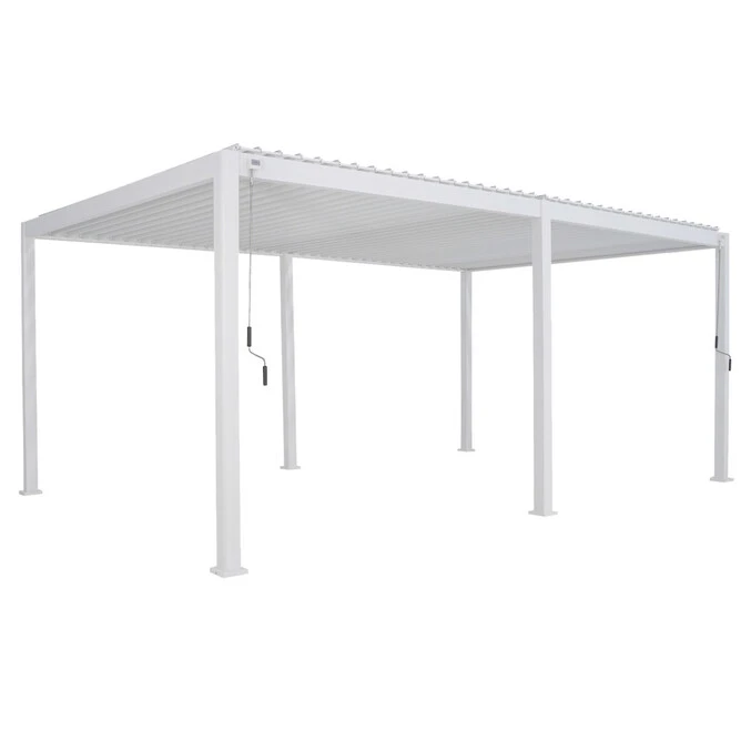 Pergola Evora Grand Modèle Blanche 2 Pergola Evora Grand Modèle Blanche – Image 2