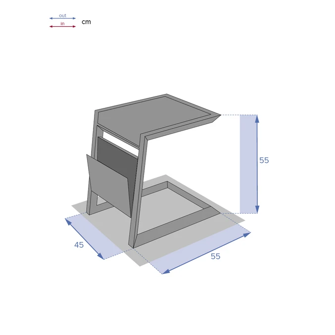 Table D'appoint De Jardin Carrée Allure Blanc 8 Table D'appoint De Jardin Carrée Allure Blanc – Image 8