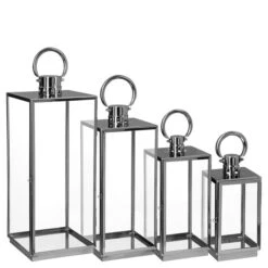 ATMOSPHERA Lot De 4 Lanternes D'extérieur