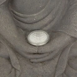 ATMOSPHERA Lampe D'extérieur Solaire Bouddha Ardoise 6 ATMOSPHERA Lampe D'extérieur Solaire Bouddha Ardoise -Maison du jardin Magasin 00W085385C