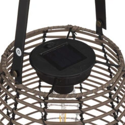 ATMOSPHERA Lanterne D'extérieur Solaire Viky Marron 7 ATMOSPHERA Lanterne D'extérieur Solaire Viky Marron -Maison du jardin Magasin 00W085387D