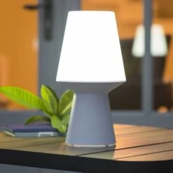 ATMOSPHERA Lampe D'extérieur Solaire Wiza Blanc