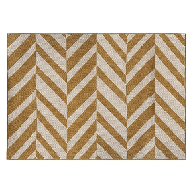 Tapis Extérieur Et Intérieur, Jaune Ocre 2 Tapis Extérieur Et Intérieur, Jaune Ocre – Image 2