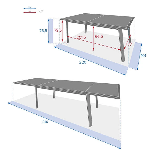 Ensemble Table De Jardin Extensible Pavane + 12 Fauteuils Axiome 7 Ensemble Table De Jardin Extensible Pavane + 12 Fauteuils Axiome – Image 7